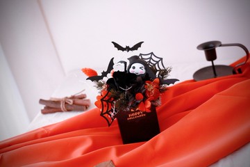 Halloween Boo Box。永生花禮 桌花 萬聖節 節慶 永生花