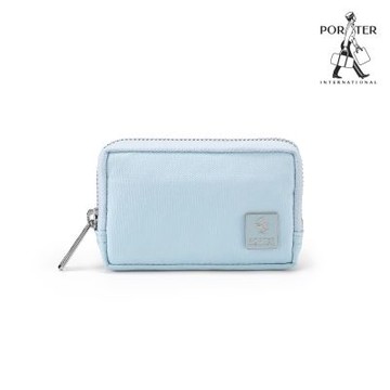 PORTER INTERNATIONAL - 復古品味MORI零錢包 - 輕霧藍