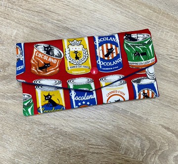 芬達罐裡的喵喵 紅包袋  口罩收納袋  存摺包   多功能小包 可愛