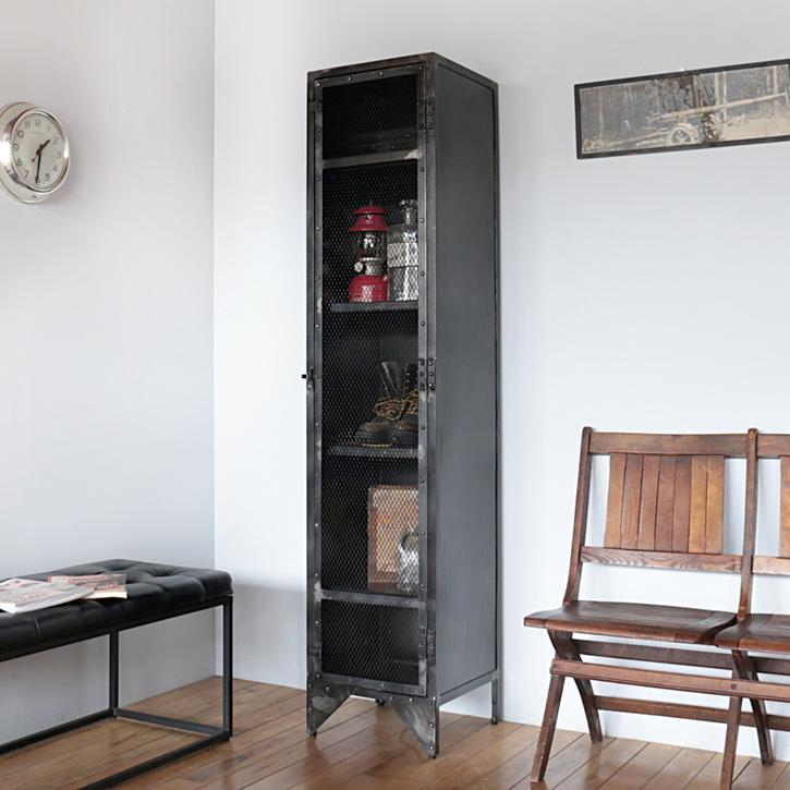 インダストリアル アイアン ラック シェルフ 無骨 シャビー 鉄製