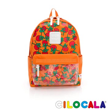 【台灣總代理】CILOCALA PICFA聯名日本插畫尼龍防潑水後背包-中大-橘