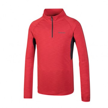 【【蘋果戶外】】山林 32P15 37 紅色 男 遠紅雲彩保暖上衣 內層磨毛 彈性布料 吸濕排汗 抗菌防臭 秋冬 Mountneer