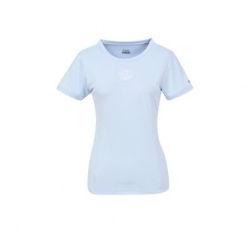 FILA 女短袖圓領T恤-水藍 5TEA-1317-SB