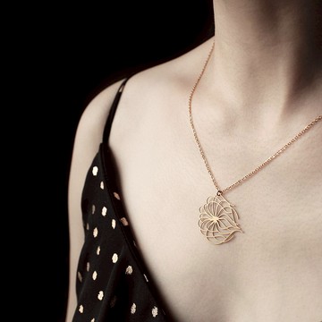 moorigin 鐵線蓮項鍊 | 醫療鋼・抗過敏・可洗澡・不掉色