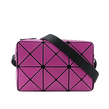 ISSEY MIYAKE BAO BAO CUBOID 迷你方形斜背包(洋紅色)