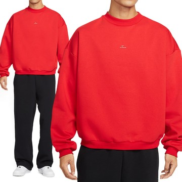 Nike Si Brsh Crew 男款 紅色 圓領 寬鬆 大學T 長袖 IM5902-657