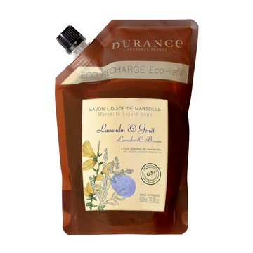 DURANCE 朵昂思 精油馬賽液態皂補充瓶 薰衣草 500ml 天然精油 法國製造  1包