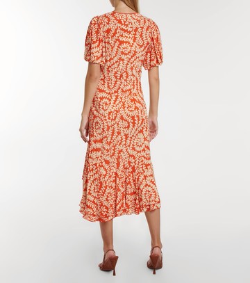 Diane von Furstenberg Madrid printed crêpe midi dress