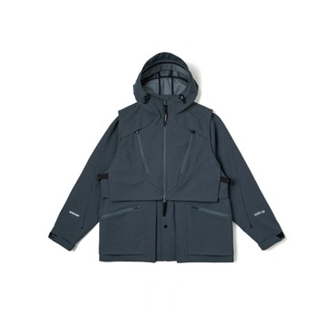 AirRoom 正品現貨 2024AW WISDOM x OqLiq CONVERTIBELE 聯名 可拆卸 背心 外套
