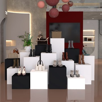 免運 可開票 攝影道具影樓產品拍照立方體兒童舞蹈拍攝木墩服裝店擺臺白色方塊S