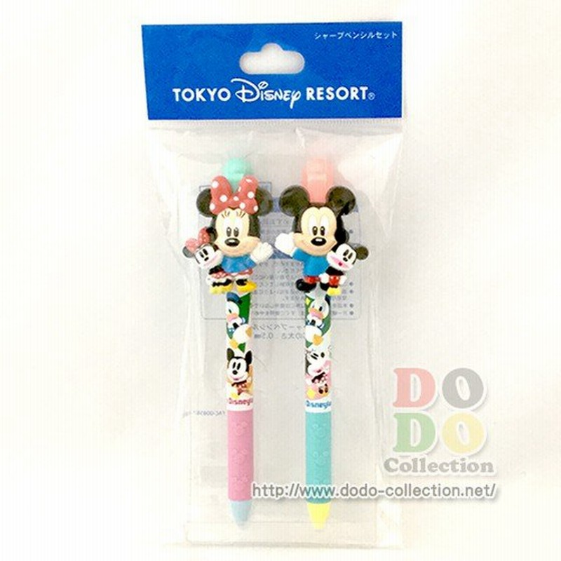 ミッキー ミニー パペット スーパードゥーパー・ジャンピンタイム シャープペンシルセット 東京ディズニーランド 限定 グッズ お土産  LINEショッピング