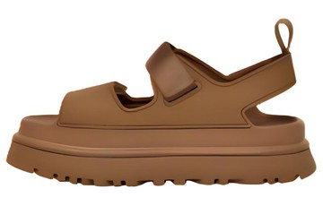WMNS UGG GOLDENGLOW SANDALS BISON BROWN