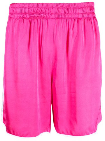BLUE SKY INN - Waiter elasticated-waistband shorts - men - Viscose - S - Pink