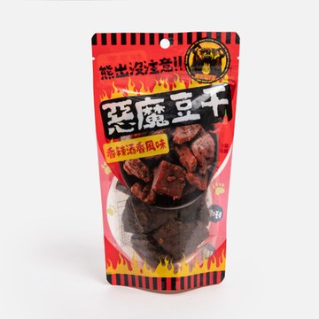 熊出沒注意惡魔豆干-香辣酒香140g