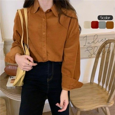 Drop シャツ レディース 長袖 トップス ボタン 前開き スタンダードカラー ドロップショルダー ゆったり オーバーシャツ 体系カバー マニッシュ 通販 Lineポイント最大get Lineショッピング