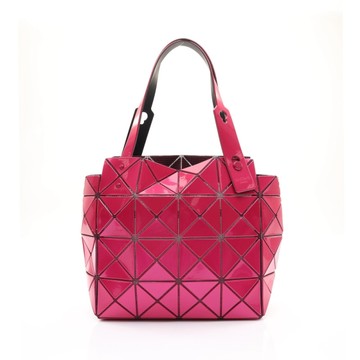 BAO BAO ISSEY MIYAKE 三宅一生 肩背包 亮粉紅色 PVC塗層帆布 【二手名牌BRAND OFF】