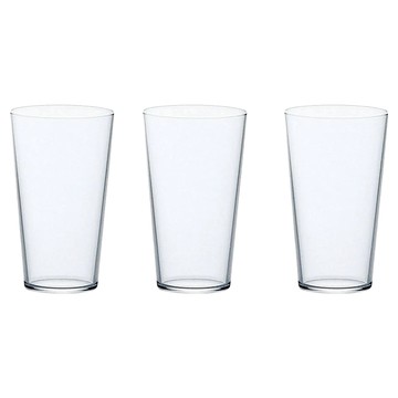 ADERIA GLASS 全面強化薄口杯3件組 360ml  透明  1組