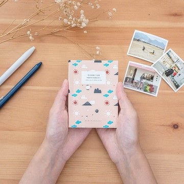 客製 精裝手作相本mini【日落鳥語】迷你相片書/週年/生日禮物