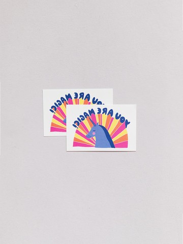 You Are Magic Pairs tattoo sticker