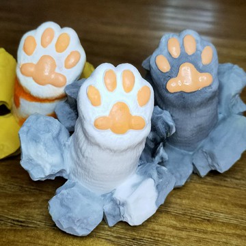 暴力肉球-立體擴香石