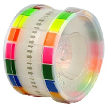 寒暑假必備【史代新文具】ESTAPE RHI8007 Memo 色頭8色易撕貼