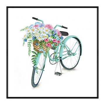 BOLUO GALLERY 菠蘿選畫所 春天的踏青 APFP4419B  40 x 40cm  黑色