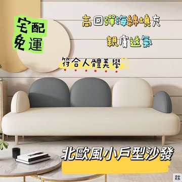 免運 公司貨 【北歐小戶型沙發 宅配免運】輕奢風沙發 簡約現代科技布雙三人沙發 休閒沙發椅 服裝店美容院沙發 家用辦公室沙發工廠直銷 特惠/新品特價 全館八折 售後保障 5y89