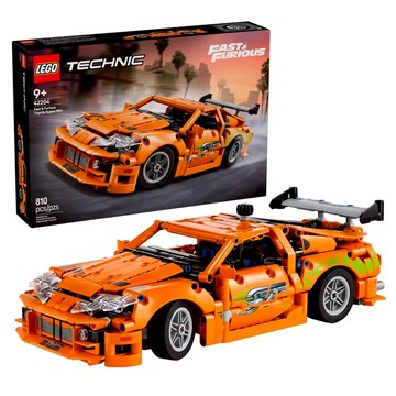 LEGO 樂高 42204 動力科技 玩命關頭 豐田 Supra MK4 積木玩具，經典跑車模型，混和顏色  1盒