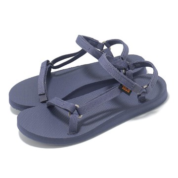 涼鞋 W Original Universal Slim 女鞋 皇冠藍 再生織帶 細帶 支撐 速乾 1150110CRWN