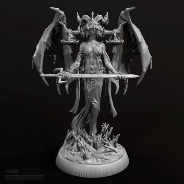 【台灣出貨】✨免運 白膜 人高 38mm 50mm 75mm 神奇魔界 神奇神女 樹脂白模 TD-6439/3D 模型製
