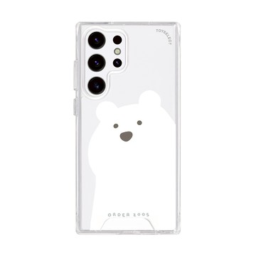 【插畫家聯名】來點動物距離白熊防摔透明SAMSUNG手機殼