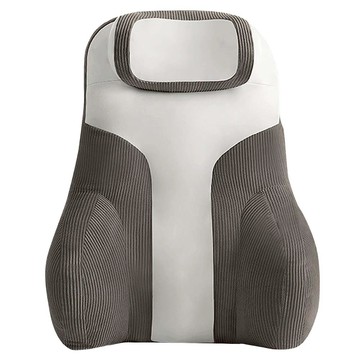 HONDONI 新款9D人體工學全包裹式靠墊  寧靜灰  60 x 42 x 20cm