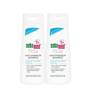 Sebamed 油性抗屑洗髮乳200ml  2入組