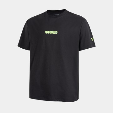 VICTOR 日日羽球日系列T-Shirt 中性款 T-2603EIBDK K/鐵灰