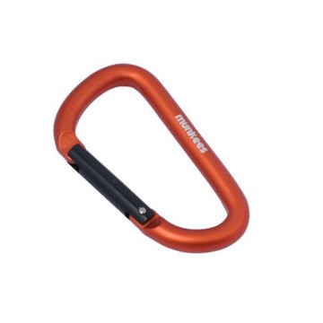 ├登山樂┤Munkees D型8x80mm勾環-橘、綠、藍、灰、黑 #K320820、K320840、K320850、K320870、K320875