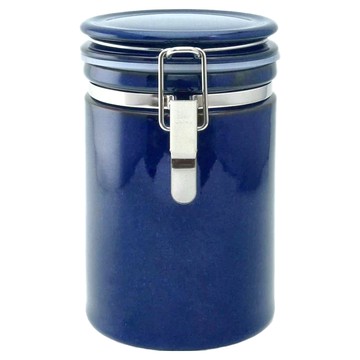 ZERO JAPAN 圓型密封罐 牛仔藍  800ml  1個