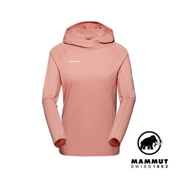 【Mammut 長毛象】 Selun FL Sun Hoody Women 機能套頭連帽上衣 石英粉 女款 #1016-01430