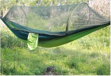 自動速開帶蚊帳吊床 戶外單人雙人超輕透氣降落傘防側翻室內秋千 瑪麗蘇精品鞋包