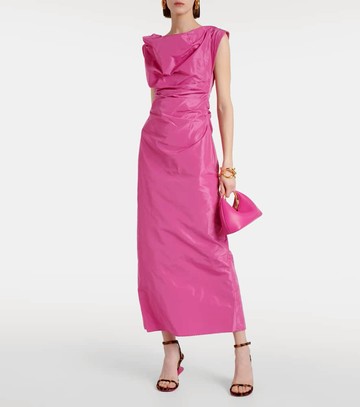 Staud Andrea off-shoulder maxi dress