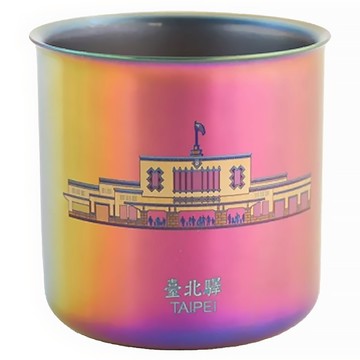 TiANN 鈦安 純鈦品茗杯 250ml 雙層  極光色  台北 極光色  1個