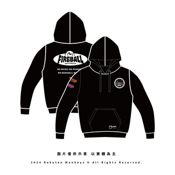 Rakuten Monkeys x FIREBALL 火球遊樂猿帽T