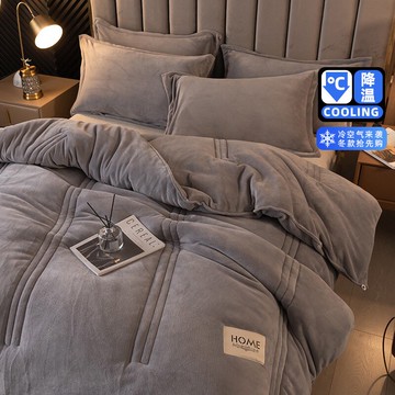 冬季加厚保暖冬被雙面絨牛奶絨10斤被子被芯被褥宿舍學生單人棉被