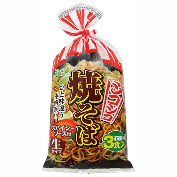 高森  日式炒麵3入(474g)