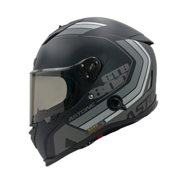 ASTONE GTB800 安全帽 AO35 平黑銀 輕量化 全可拆洗內襯 緊急穿脫 全罩 內墨片 GTB800