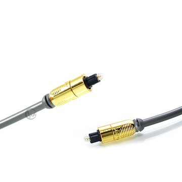 LINDY Premium Gold TosLink 光纖傳輸線【2m】(37882)