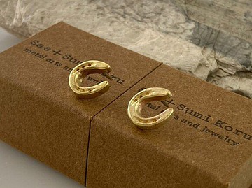 馬蹄鐵馬蹄黃銅別針徽章領帶大頭釘