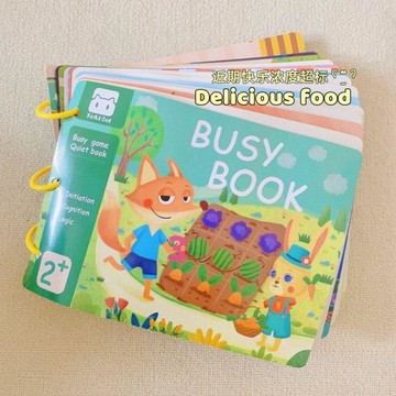🔥 貝兒優選商品🔥 寶寶啓蒙安靜書 嬰幼兒撕撕書 早教魔術貼紙 1到3歲兒童手撕卡片玩具