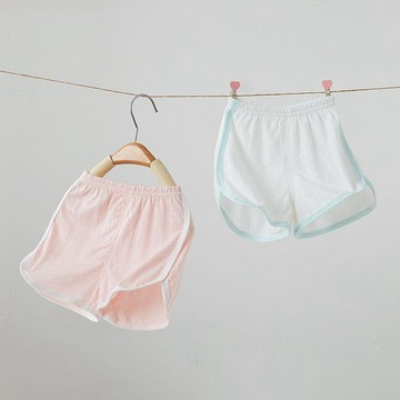 Mimo⭐寶寶短褲夏季外穿薄款網眼休閒褲嬰兒褲子夏天運動褲夏裝打底褲