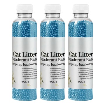 毛皇上 貓砂除臭珠 茉莉  250ml  3瓶