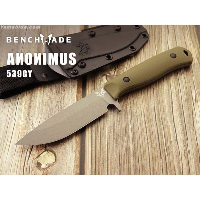 ベンチメイド 539GY アノニマス シースナイフ BENCHMADE Anonimus Fixed knife